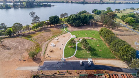 Dog park aerial